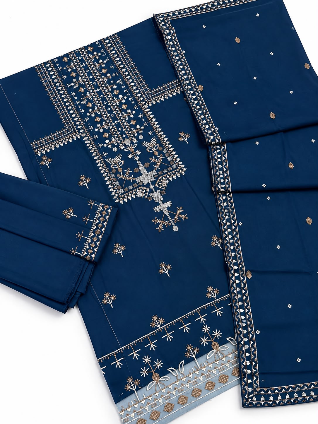 Batik 3PC Dhanak Winter Suit – 7468 FB