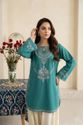 LAAM 2-Piece Dhanak Embroidered Winter Wedding Suit – Code 1005-2