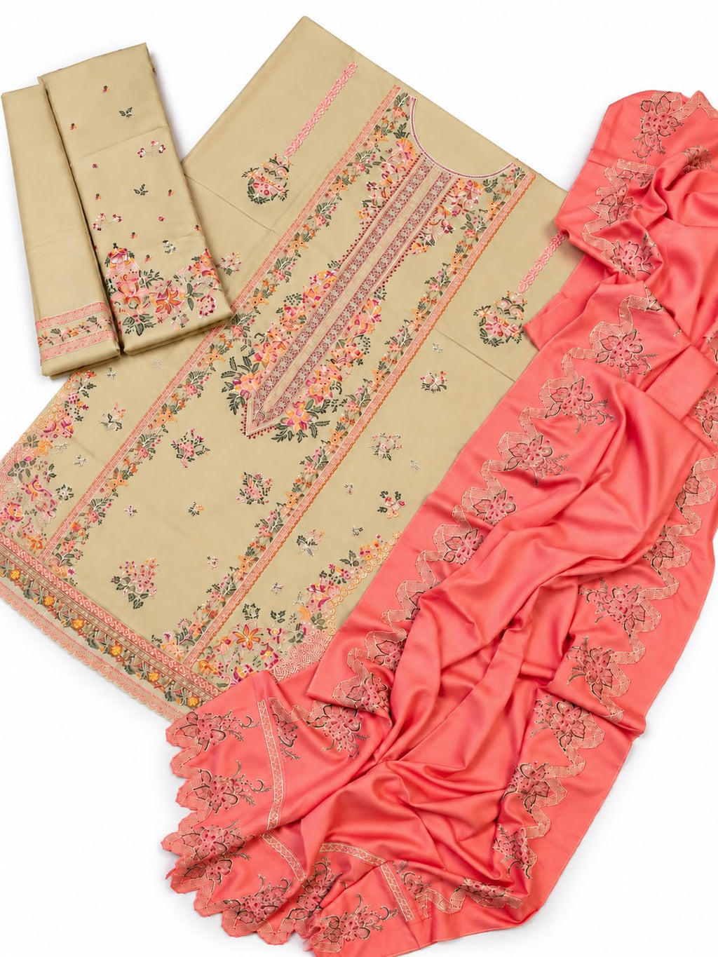 Hussain Rehar 3PC Dhanak – 9045 AZ