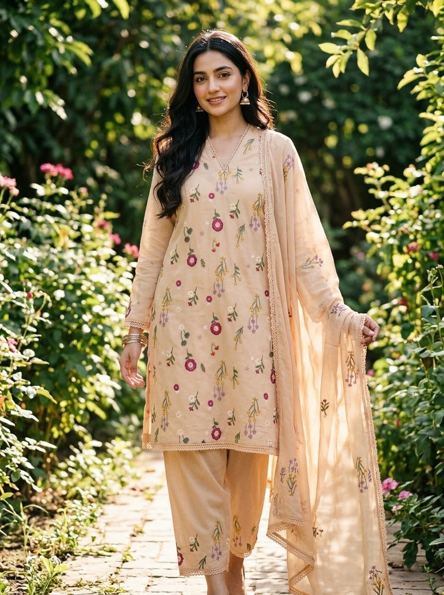 Cross Boti 3PC Dhanak - Skin