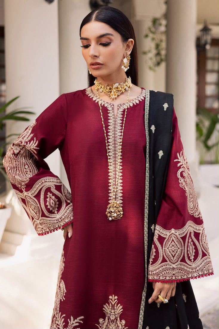 Mirja 3-Piece Dhanak Winter Wedding Suit – Code 7427