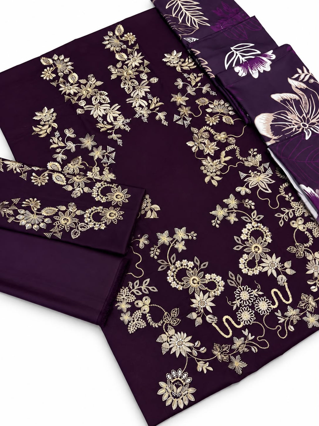 Barouqe 3PC Dhanak Winter Suit