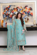 Aneela’s Luxury Dhanak Emb 3PC - MC201